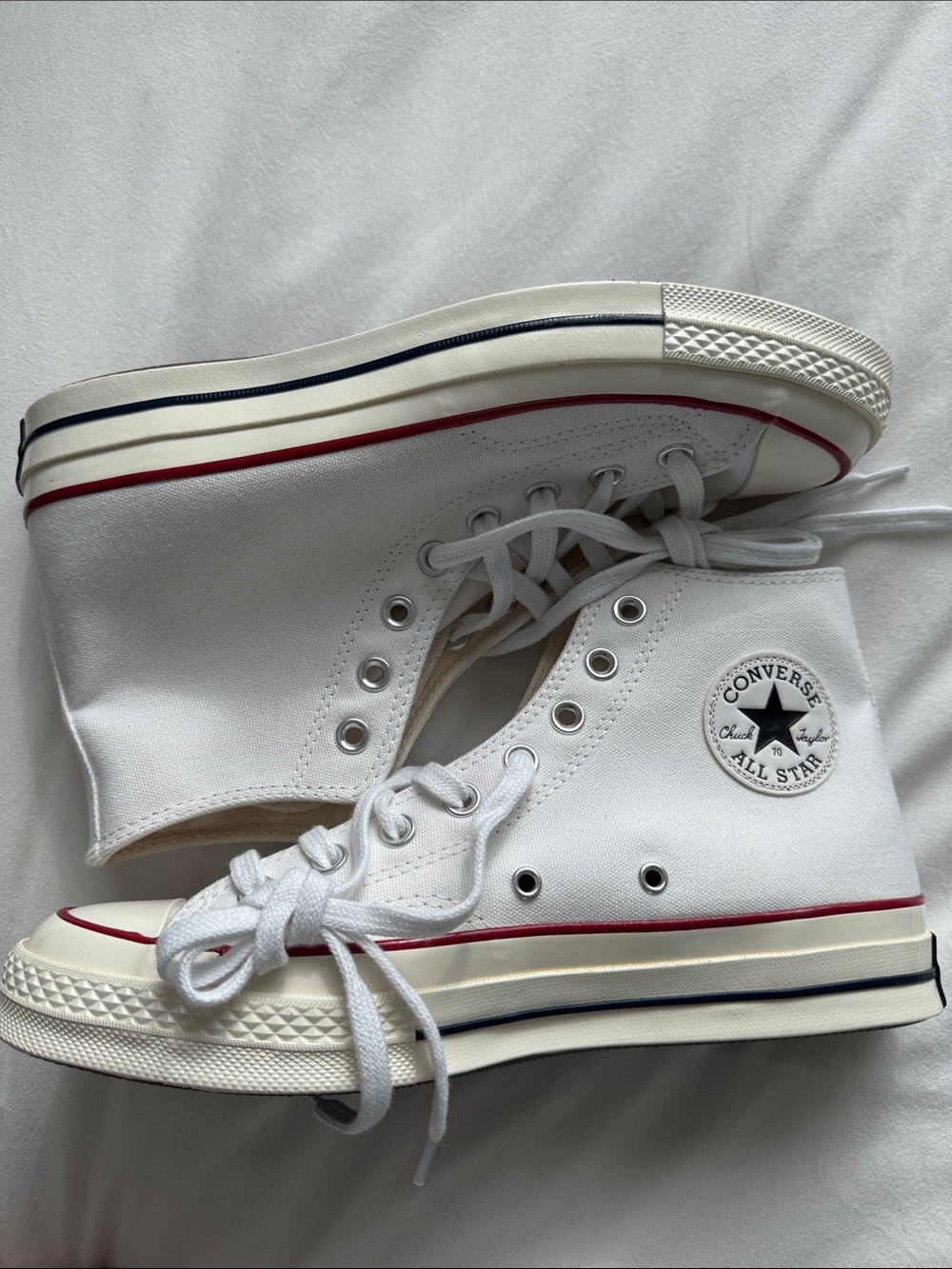 Converse Chuck 70 High Top White Sneakers